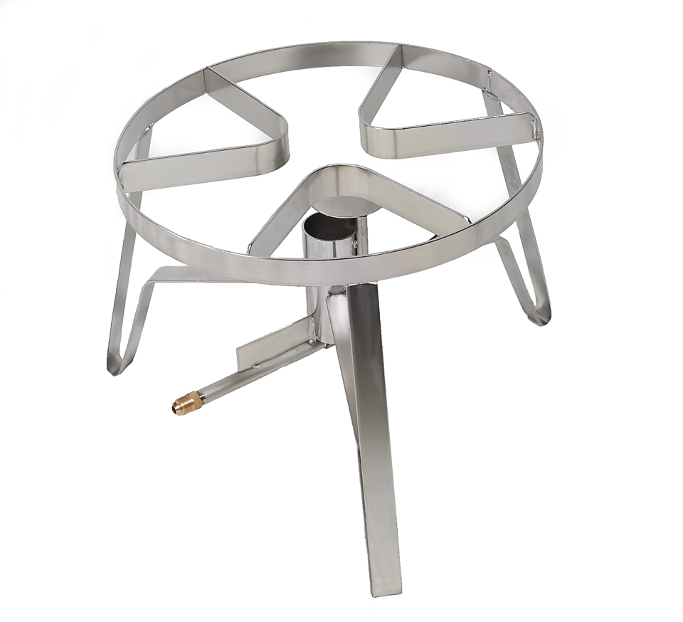 570SS STAINLESS STEEL SINGLE JET BURNER ON LOW STAND HIGH PRESSURE