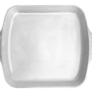 Cajun Cookware cajun 4.63-quart aluminum dutch oven pot with lid -  oven-safe round caldero - nickel
